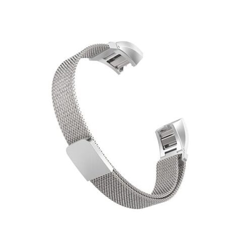 Replacement Fitbit Alta HR Milanese Loop Band (Size: S/M) - Silver