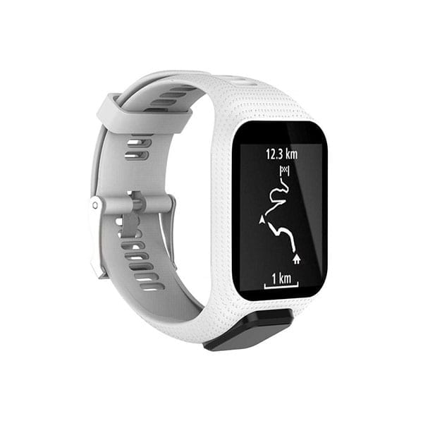 White TomTom Watch Strap Runner 2 3/Spark 2 3/Golfer 2/Adventurer White TomTom Watch Strap Runner 2 3/Spark 2 3/Golfer 2/Adventurer