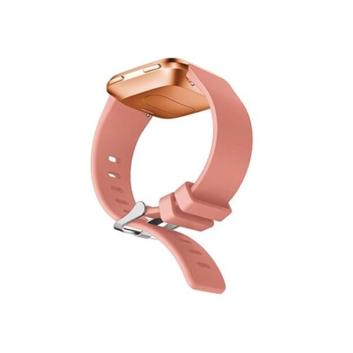 Silicone Band for Fitbit Versa Peach 1