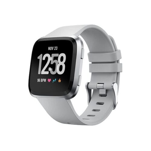 Silicone Band for Fitbit Versa gray 3 Fitbit Versa 1/2