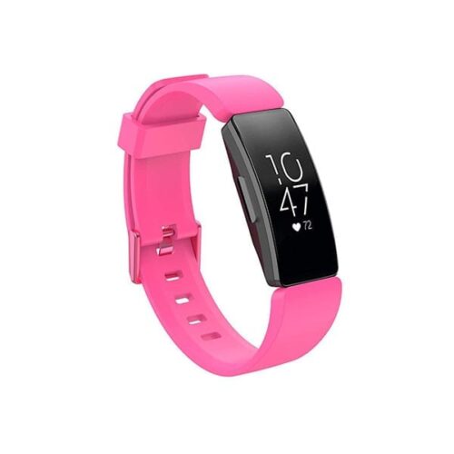 Silicone Strap for Fitbit Inspire HR - SM Pink 2 Fitbit Inspire HR Silicone Strap