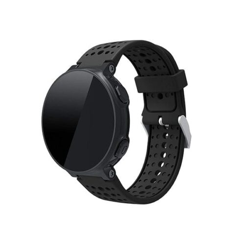 Garmin Forerunner 220/230/235/630/735XT/920XT Silicone Strap - Black
