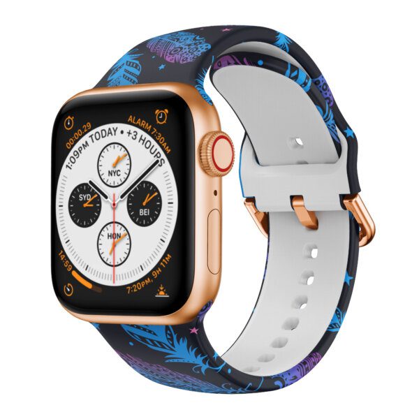 Apple Watch Printed Silicone Strap Bohimien MDM Electron