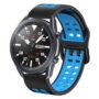 1 (1) Polar Vantage M Silicone Sports Strap - Black and Skyblue