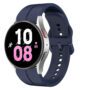1 (11) Universal Split Silicone Strap - Navy (20 mm)
