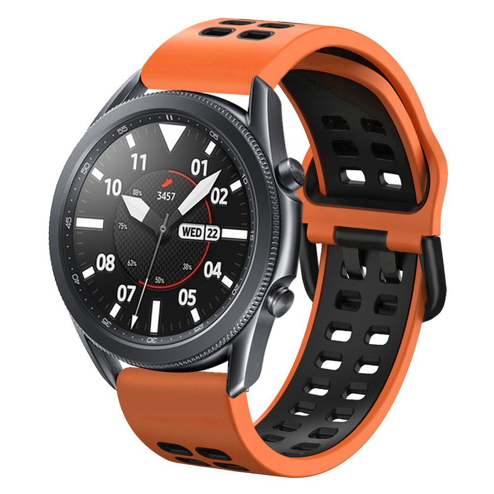 Polar Vantage M Silicone Sports Strap - Orange and Black