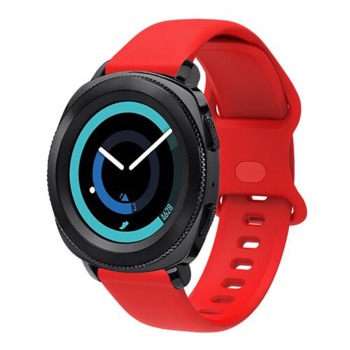Universal Silicone Strap - Red (22 mm)
