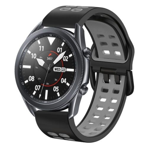 Polar Vantage M Silicone Sports Strap - Black and Grey (20 mm)