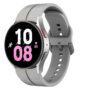 1 (49) Universal Split Silicone Strap - Grey (20 mm)