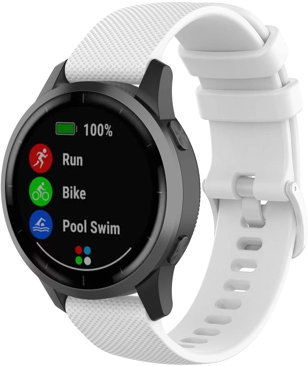 Polar Pacer/Pro/Unite/Ignite Silicone Strap - White
