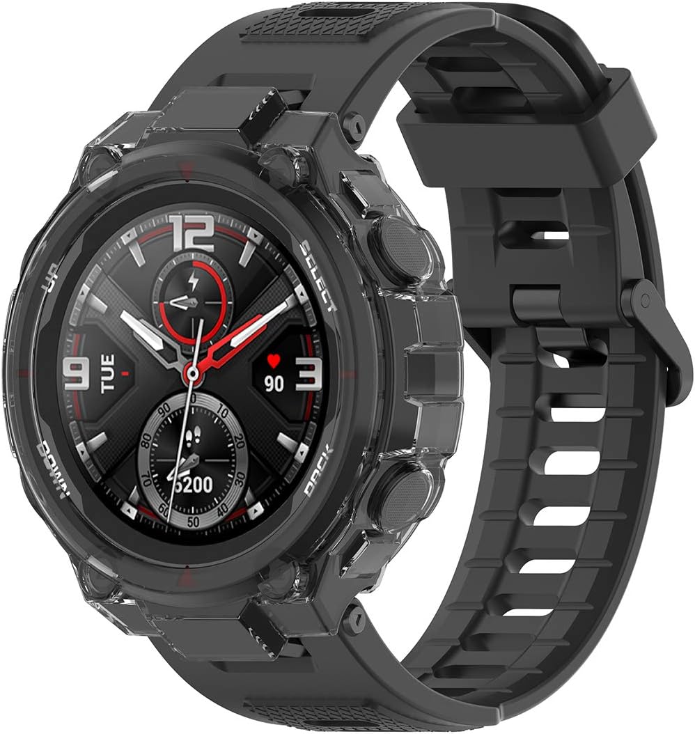 4 Amazfit T-Rex TPU Protective Case - Black
