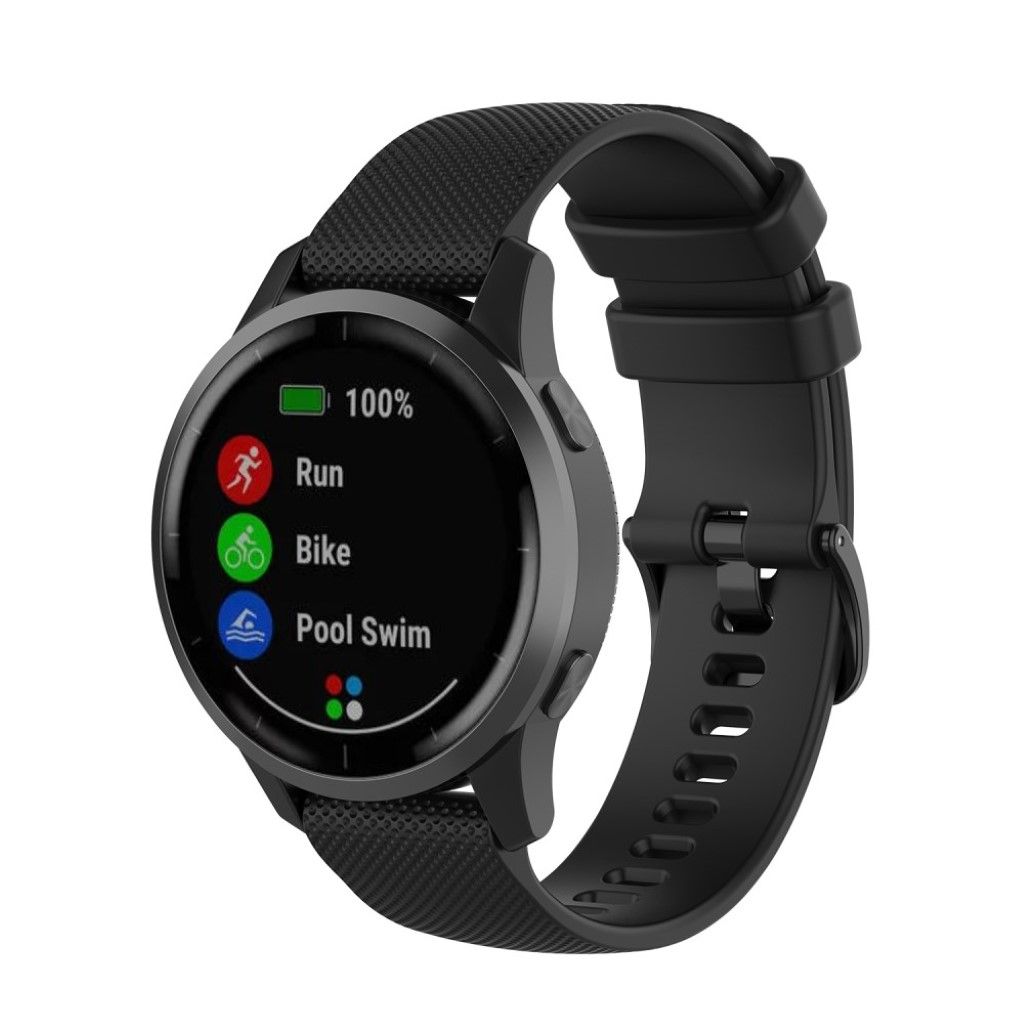 5 Polar Pacer/Pro/Unite/Ignite Silicone Strap - Black