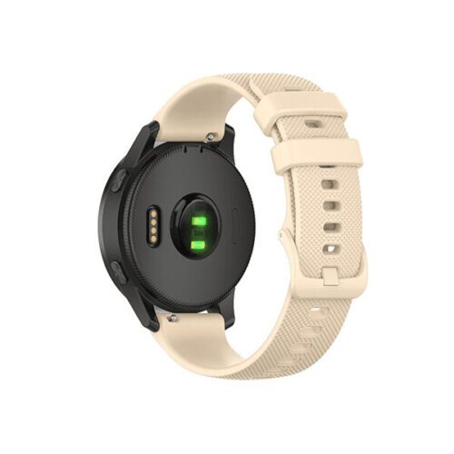 Beige Huawei GT4 Dotted Silicone Strap