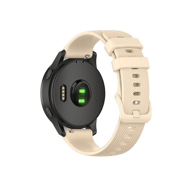 Beige Huawei GT4 Dotted Silicone Strap