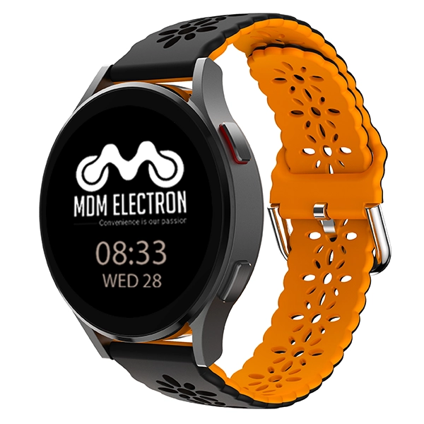 Black/Orange