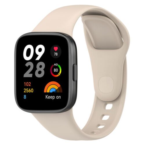 Huawei Watch 3 strap (70) Xiaomi Redmi Watch 3 Silicone Strap - Beige