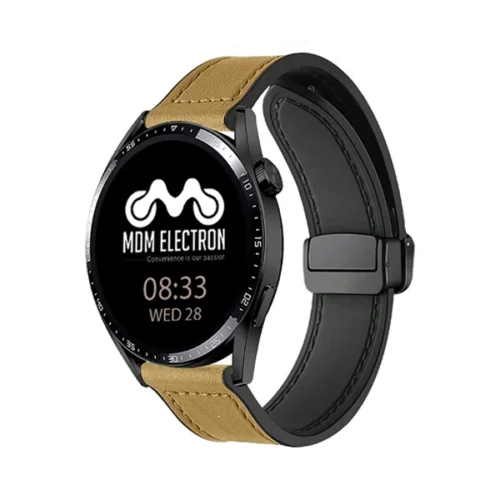Samsung Galaxy Watch 4/5/6/7/7FE Faux Leather Strap Garmin Vivoactive 4 Faux Leather Strap Garmin Vivoactive 5 Faux Leather Strap Garmin Vivoactive 3 Faux Leather Straps (20mm) Garmin Venu Faux Leather Straps (20mm)