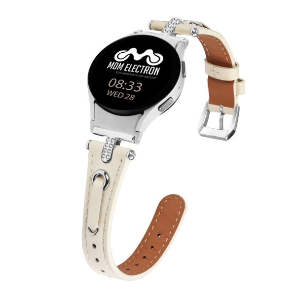 Samsung-galaxy-watch-4.5-26 Samsung Galaxy Watch 4/5/6/7/7FE Feminine Faux Leather Strap