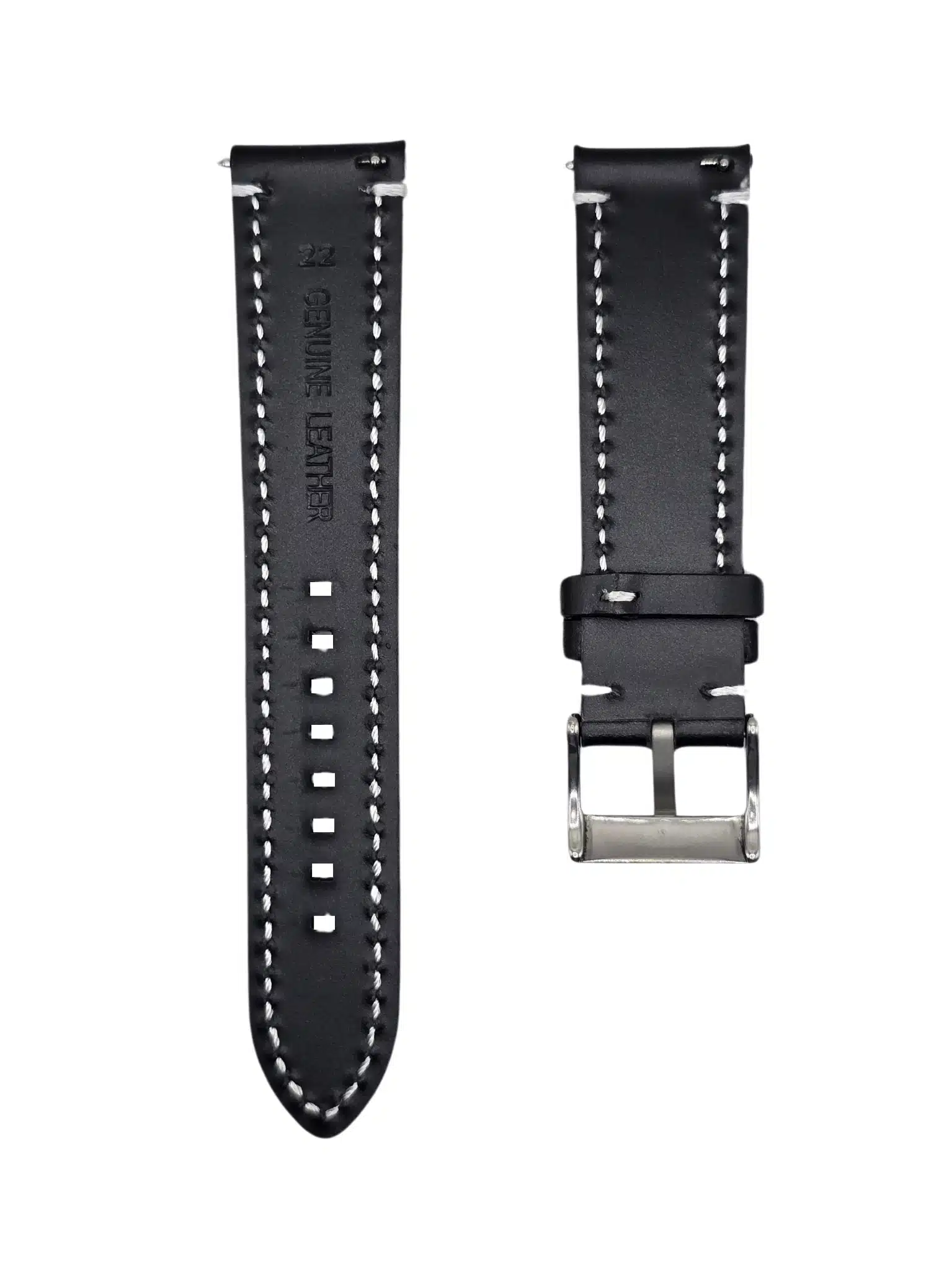 Huawei GT4/GT5 Classic Leather Strap with White Stitching