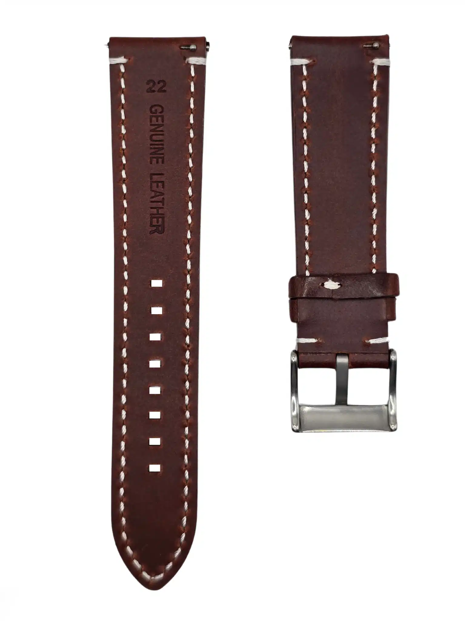 3 Huawei GT4/GT5 Classic Leather Strap with White Stitching
