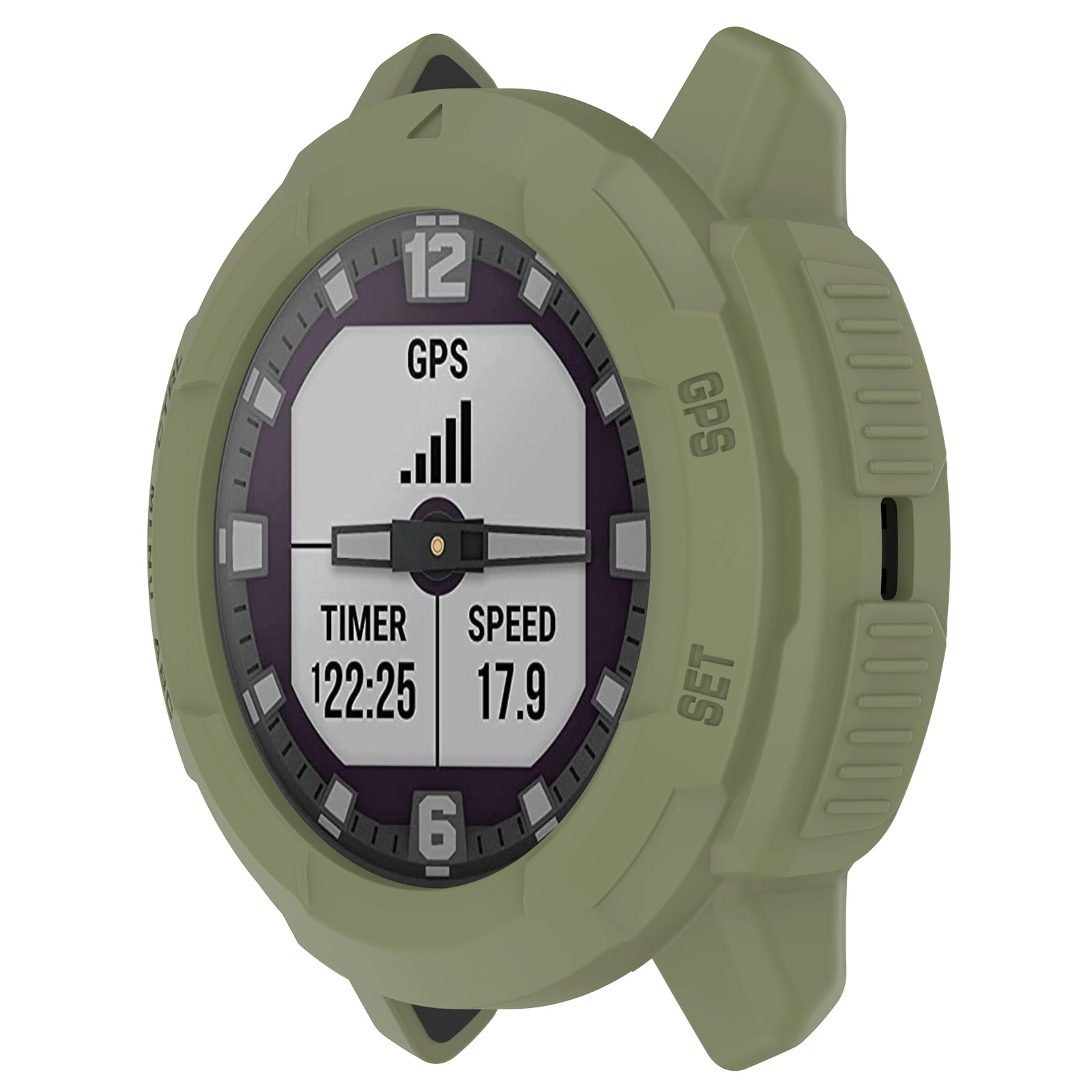 Garmin Insinct Crossover Protective cases Army Green (3)