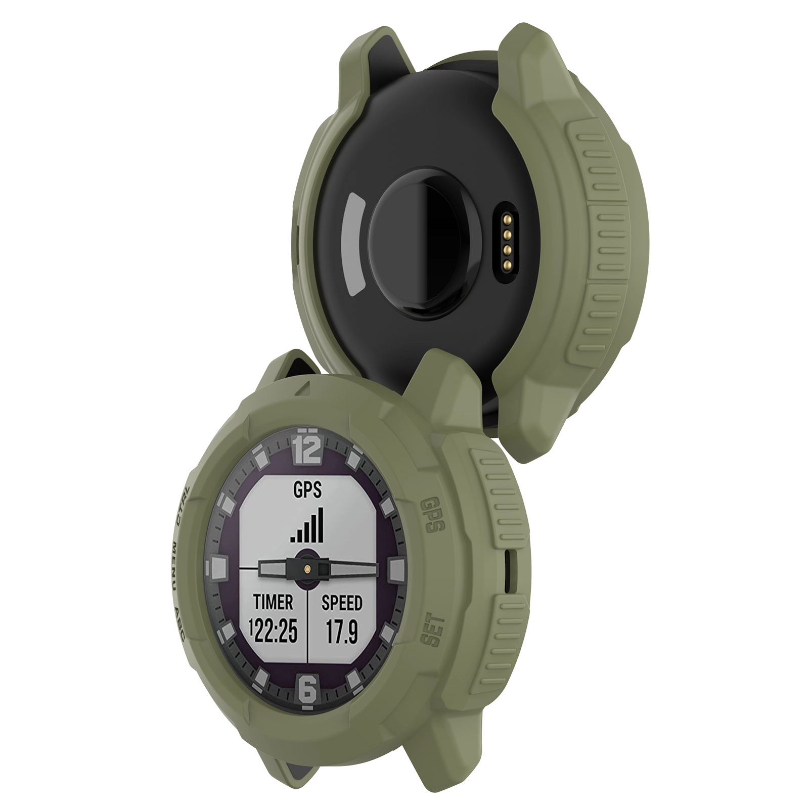 Garmin Insinct Crossover Protective cases Army Green (4)