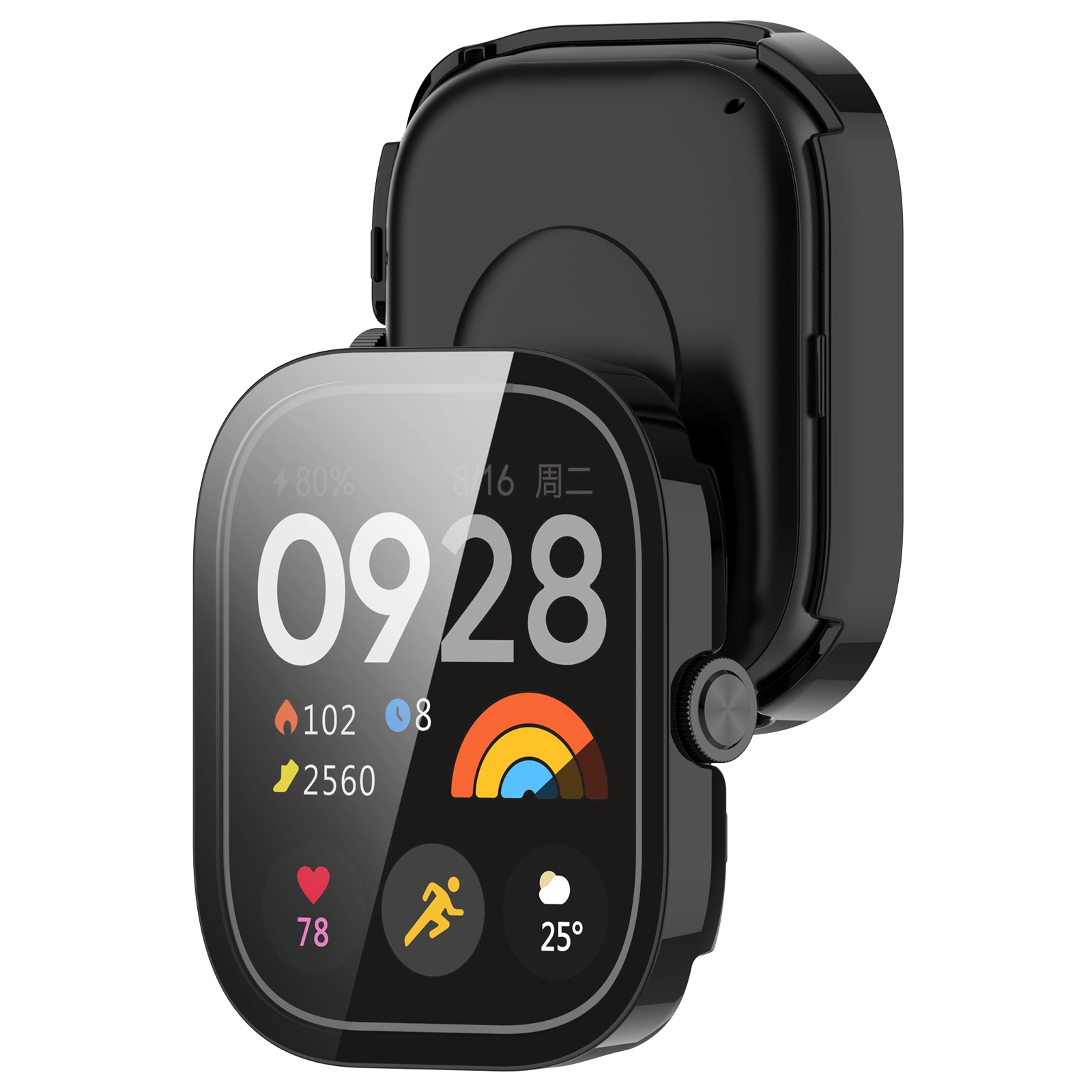 Huawei Redmi Watch 5 Full Protective Case - Black (4)