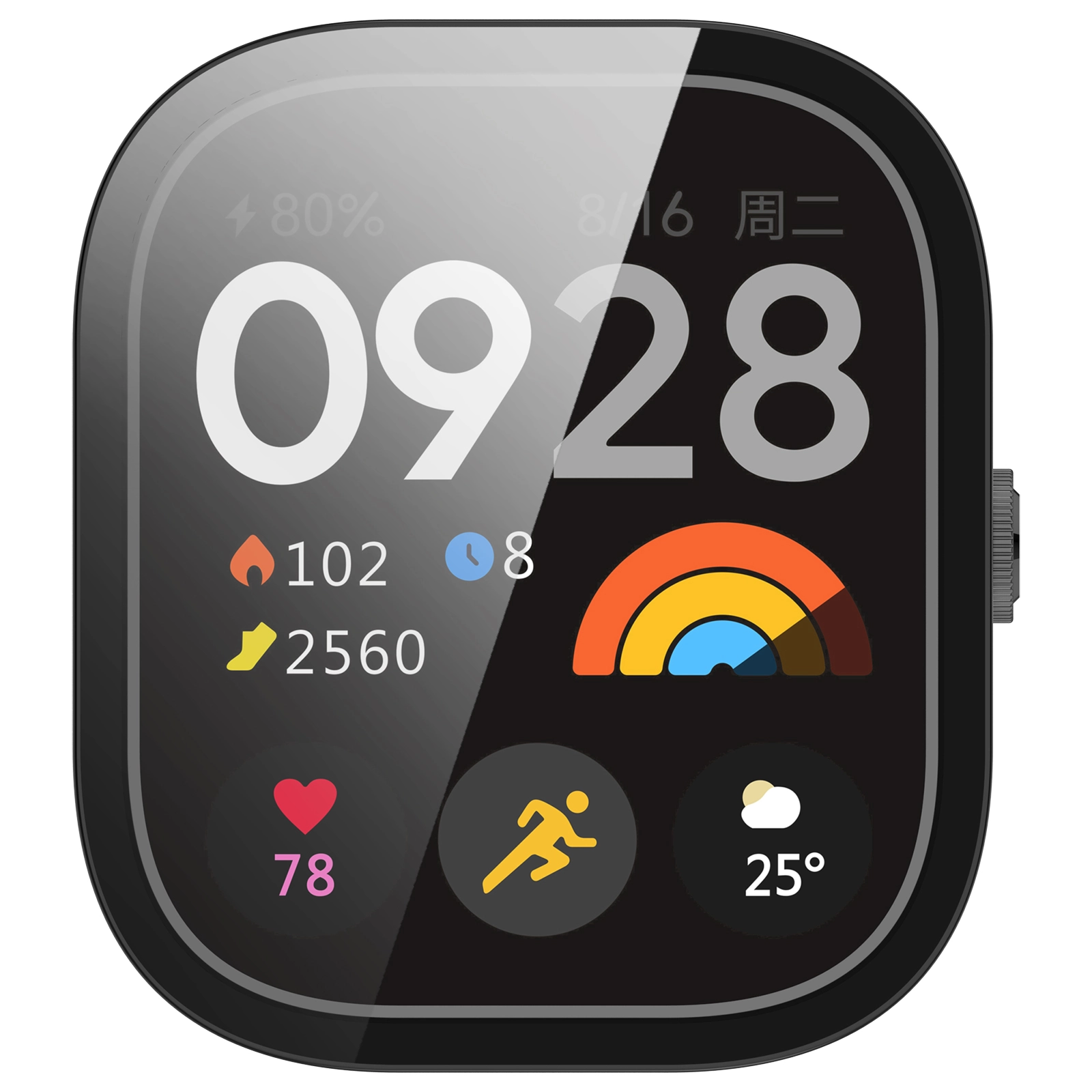 Huawei Redmi Watch 5 Full Protective Case - Black (8)