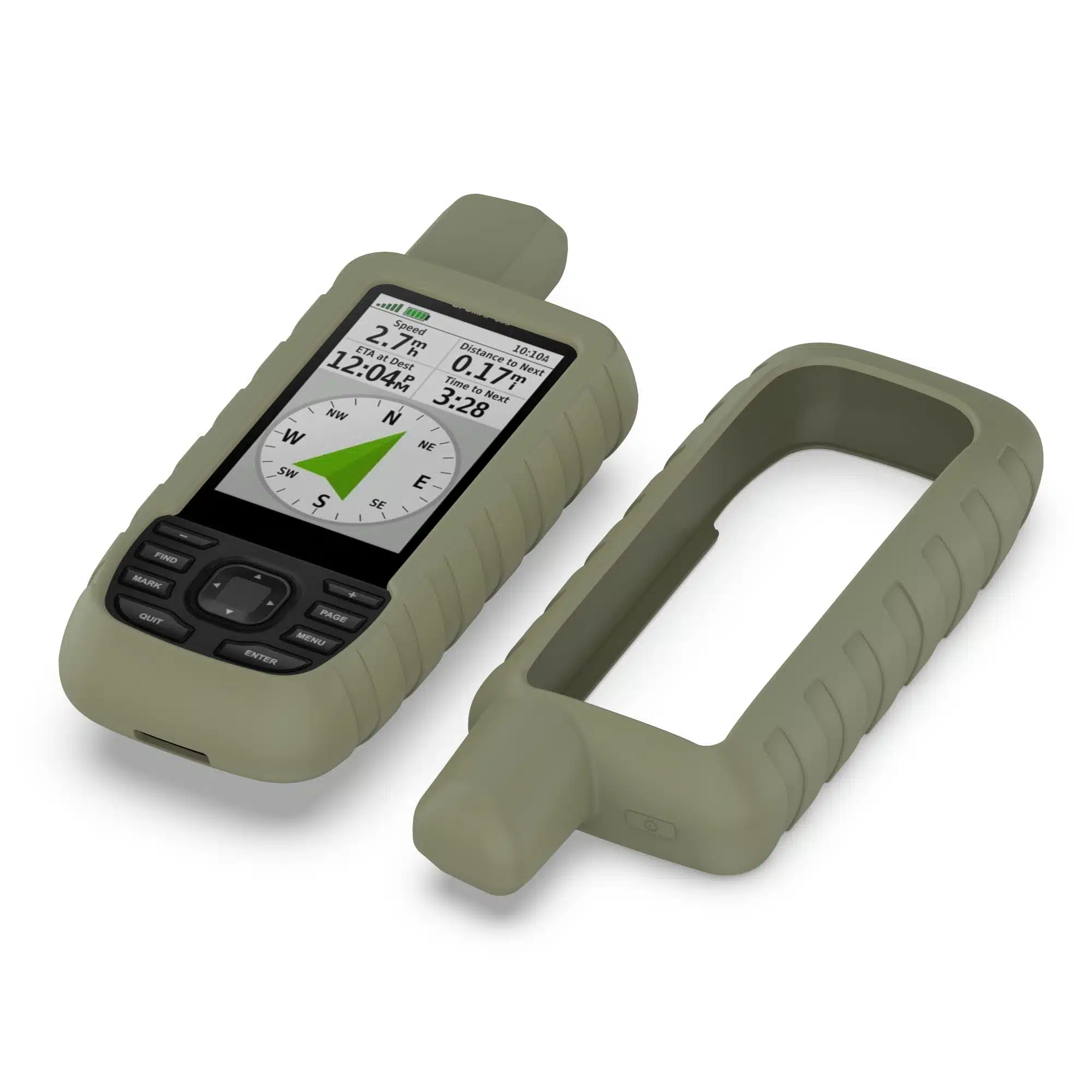 Garmin GPSMAP 66ST,66S,665R,669S,679,67 Protective Case - Army Green (6)