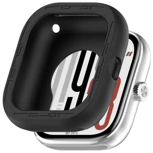 Redmi watch 5 silicone Protective cases - Black (3) Amazfit Redmi Watch 5 Silicone Protective Cases