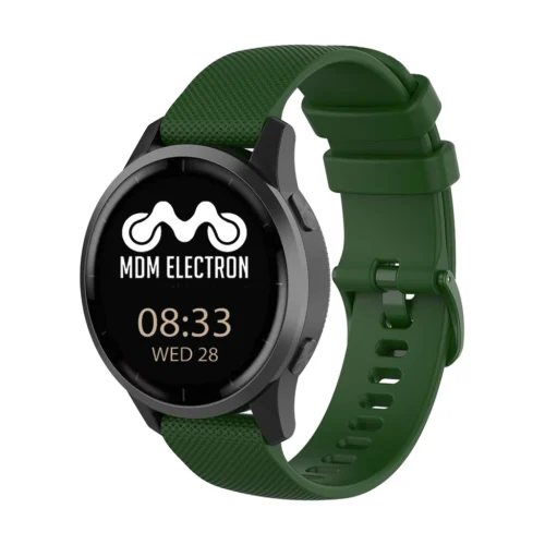 Garmin Vivoactive 4s Silicone Strap, Garmin Venu/Vivoactive 3 Colorful Buckle Silicone Strap (20mm)