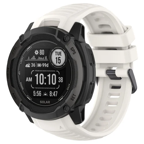 Garmin Instinct 2x Silicone Strap - White