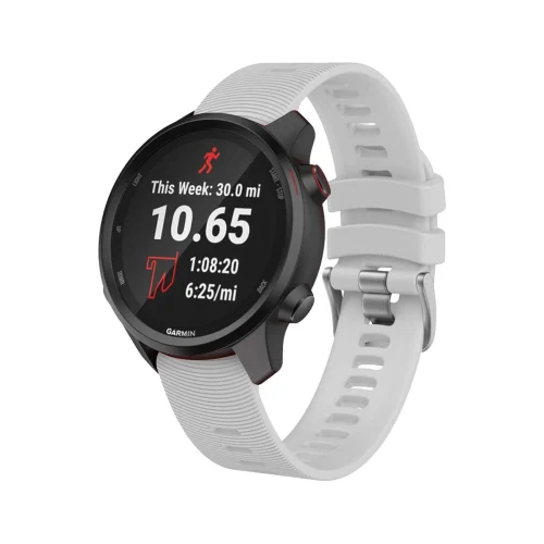 Garmin Vivmove 654,254,S40 Silicone Strap - White (1) Garmin Vivomove/645/245 Silicone Strap