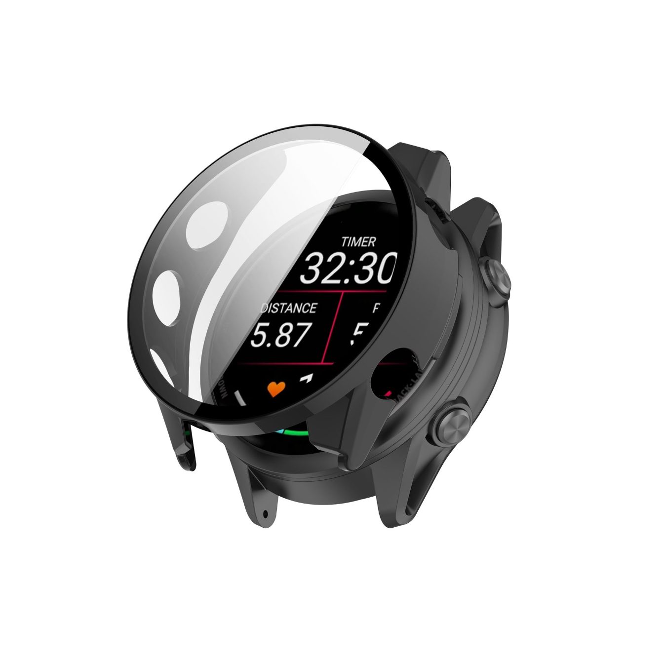Garmin Forerunner 970 Full Protective Case - Black (1) Garmin Forerunner 970 Full Protective Case