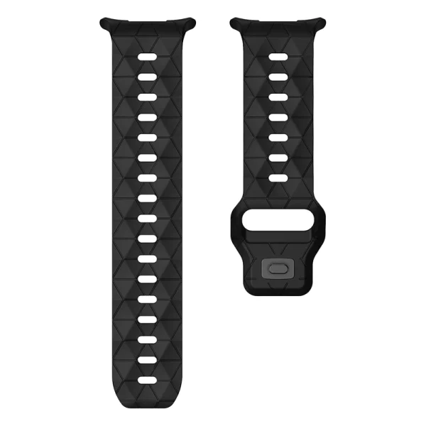 Samsung Galaxy Watch 4 5 6 7 7FE Diamond Pattern Silicone Large Straps 
