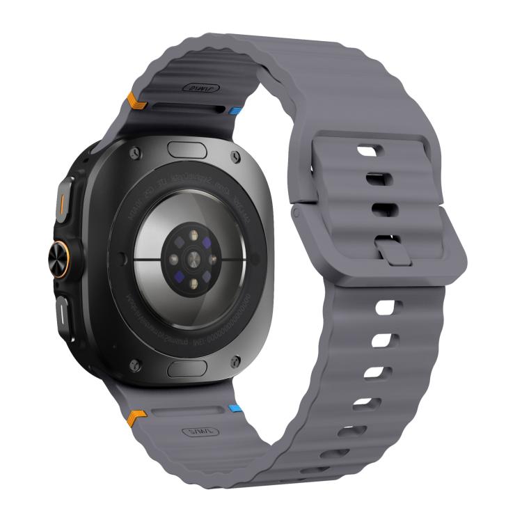 Samsung Galaxy Watch Ultra Wave Stitched Strap - Light Grey (2)