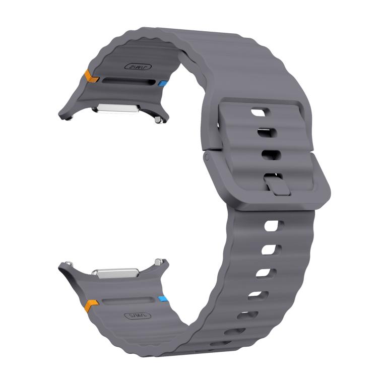 Samsung Galaxy Watch Ultra Wave Stitched Strap - Light Grey (3)